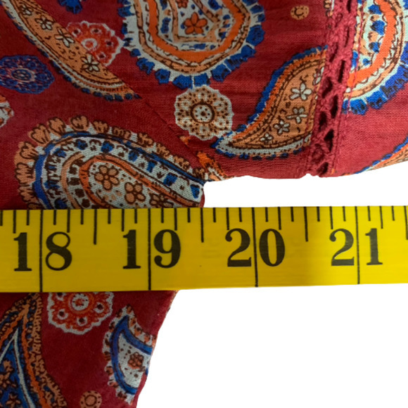 FREE PEOPLE Red Vintage Combo Sundown Bodysuit - NWT - Picture 16 of 16